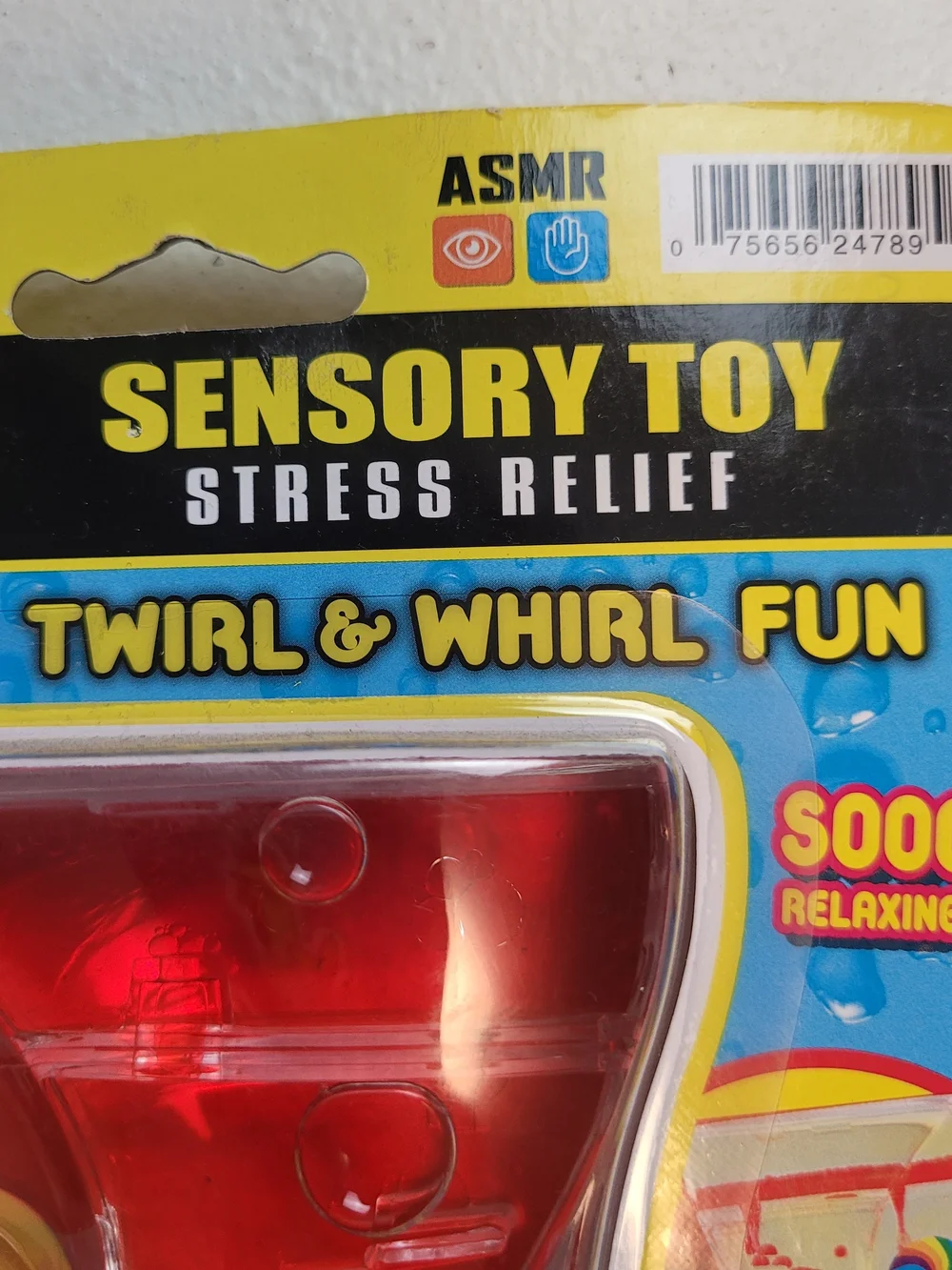 Red Sensory Toy - Stress Relief Twirl & Drip